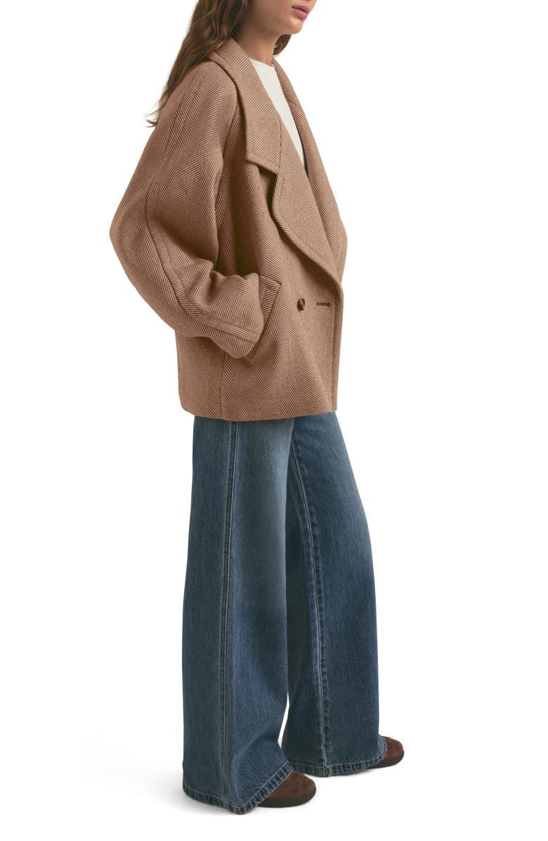 Favorite Daughter The Cameron Herringbone Coat, Alternate, color, 
