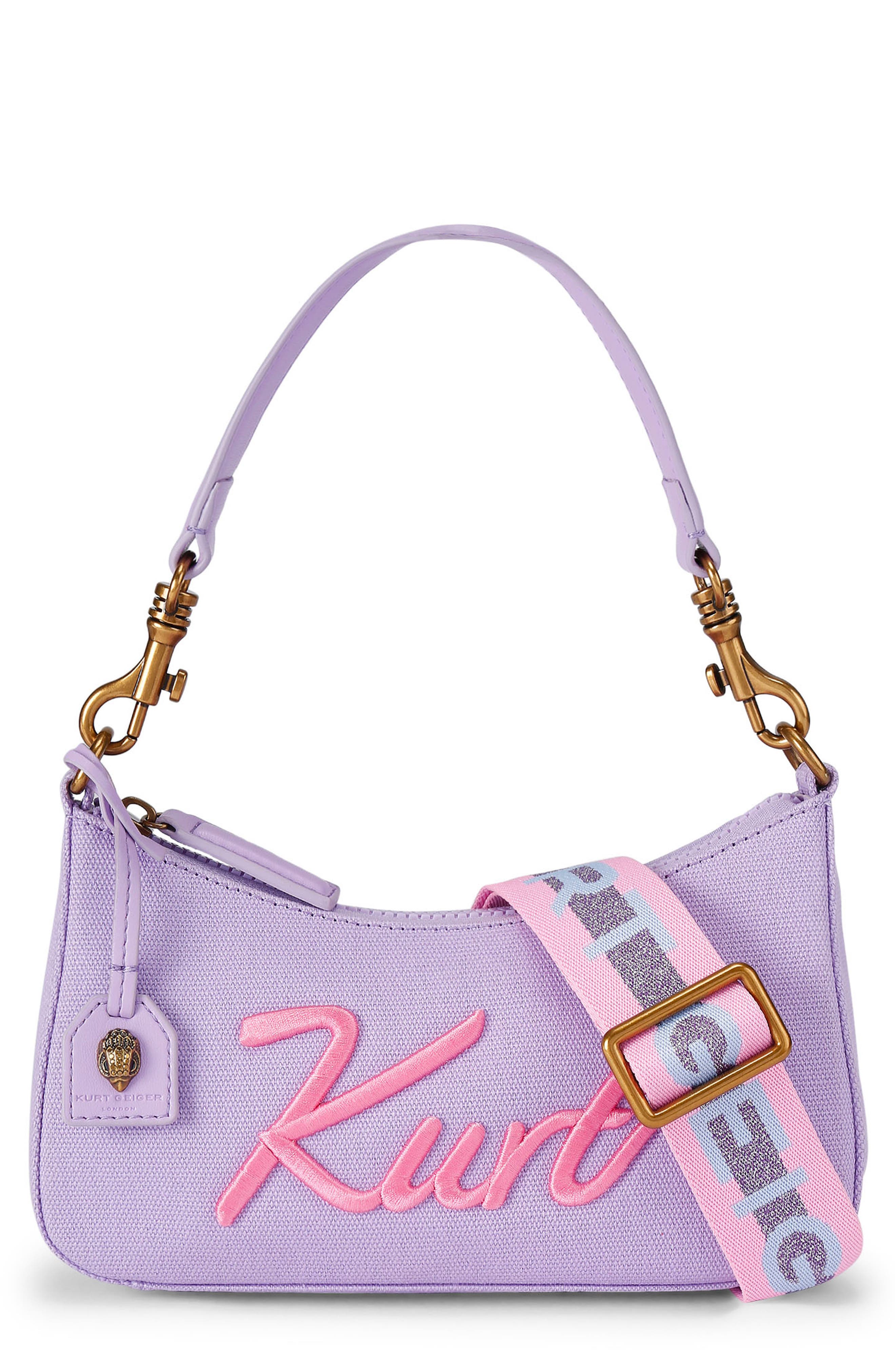 Kurt Geiger London Small Hobo Crossbody Bag, Main, color, Light/ Pastel Purple