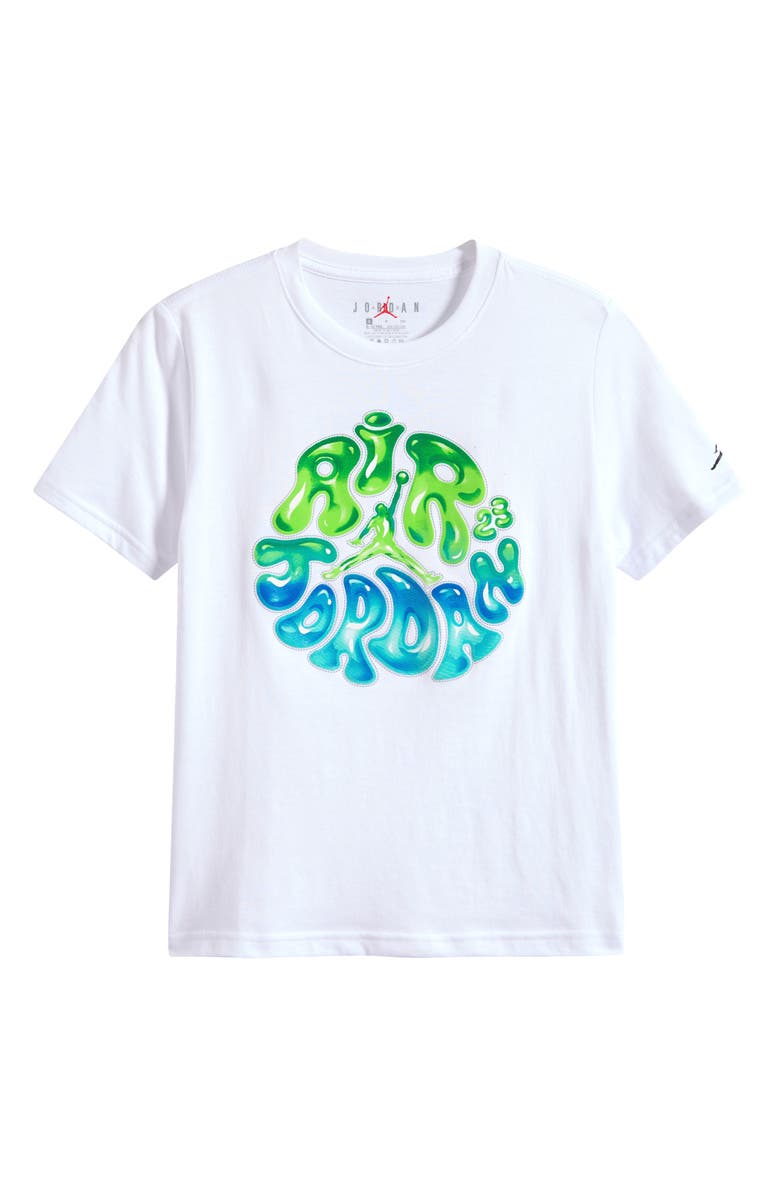 Jordan Kids' Splash Jordan Graphic Cotton Blend T-Shirt, Main, color, White