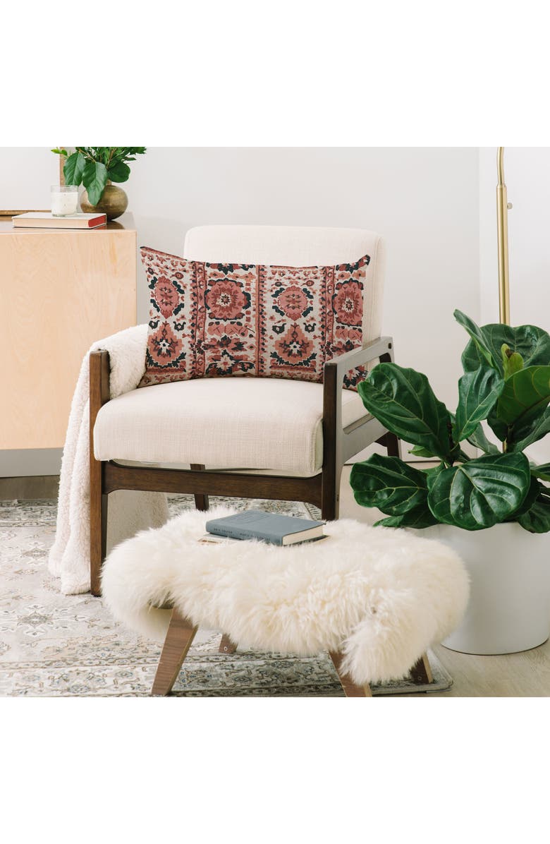 Deny Designs West Nomad Lumbar Throw Pillow, Alternate, color, Pink