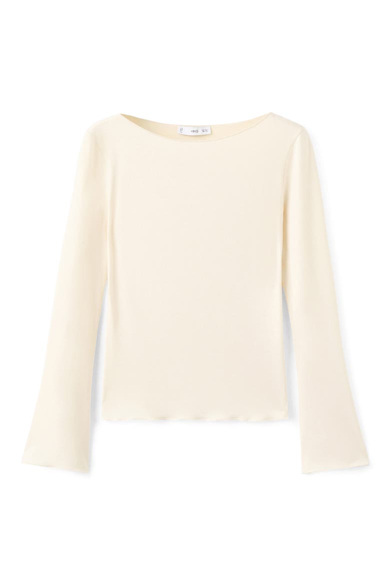 Boatneck Top, Alternate, color, VANILLA