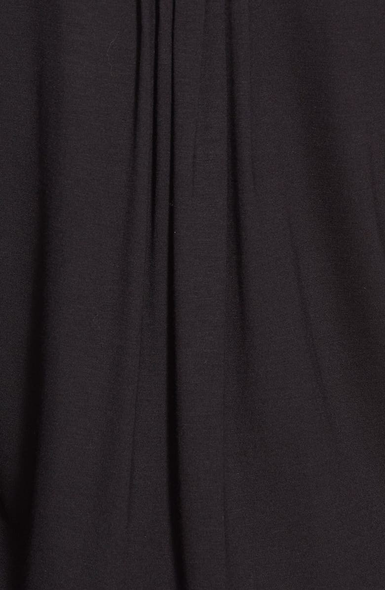 NYDJ Pleat Back Knit Roll Sleeve Top, Alternate, color,