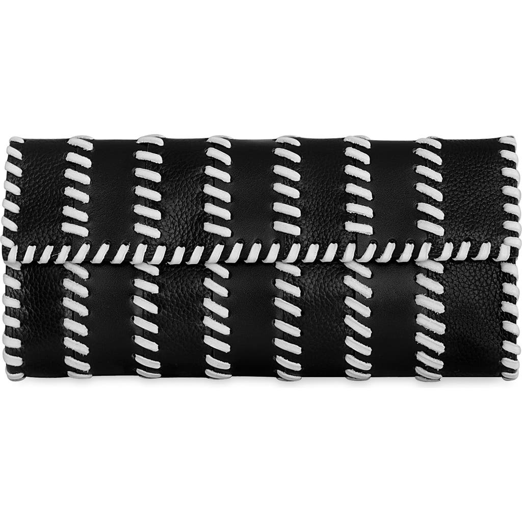 Rebecca Minkoff Whipstitch Patchwork Leather Clutch