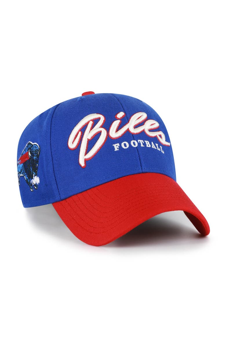 Men's '47  Royal Buffalo Bills Throwback MVP Adjustable Hat, Main, color, Royal