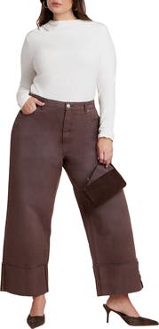 ELOQUII Cuff Jean