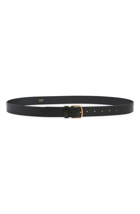 Flat Leather Belt