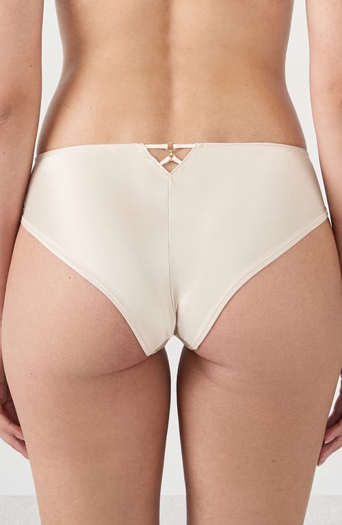 Etam Envolee Lace & Satin Hipster Panties In Neutral
