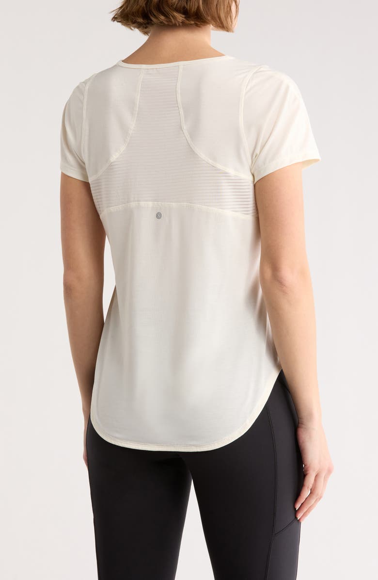 LAYER 8 Wisdom Performance T-Shirt, Alternate, color, Egret