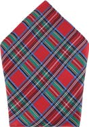 Trafalgar Nicholas Tartan Plaid Silk Pocket Square