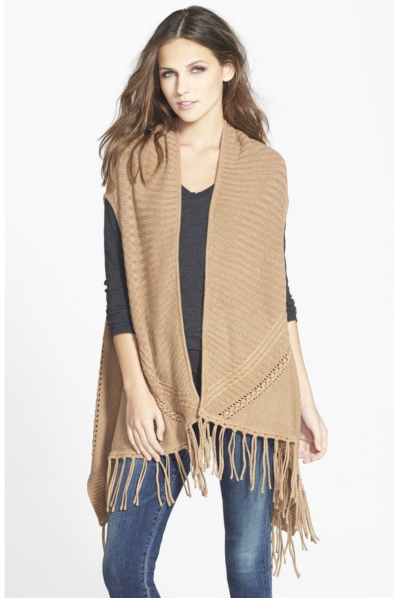 'Lena' Vest, Main, color, CAMEL