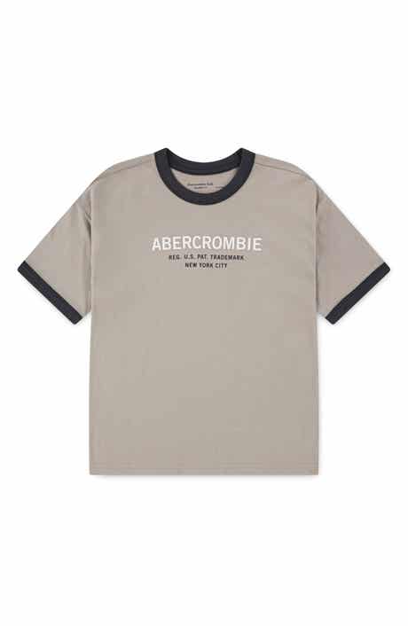 abercrombie kids Kids' Ringer Logo Graphic T-Shirt