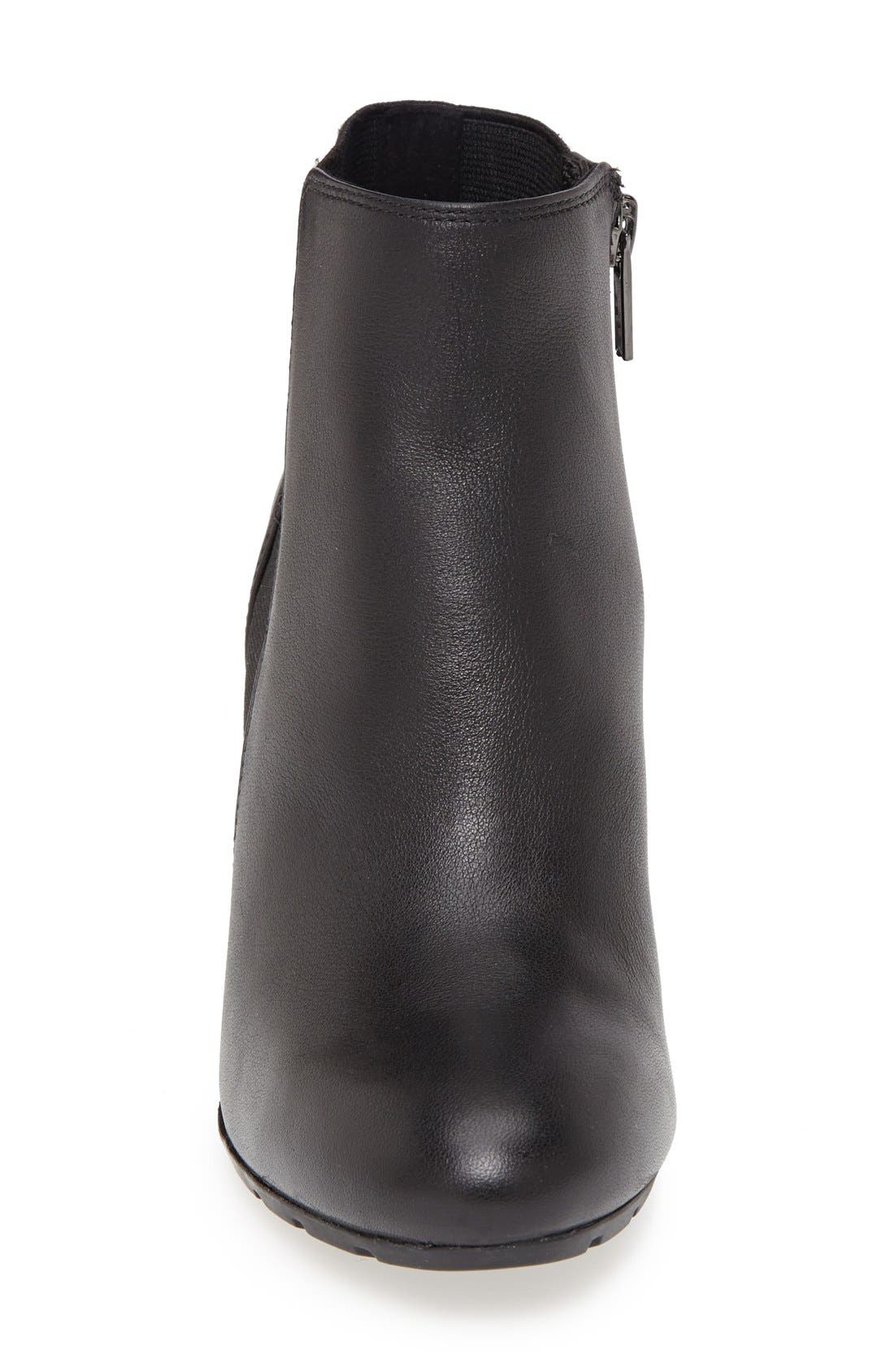 'Rosepoint Bell' Suede Wedge Boot, Alternate, color, BLACK LEATHER