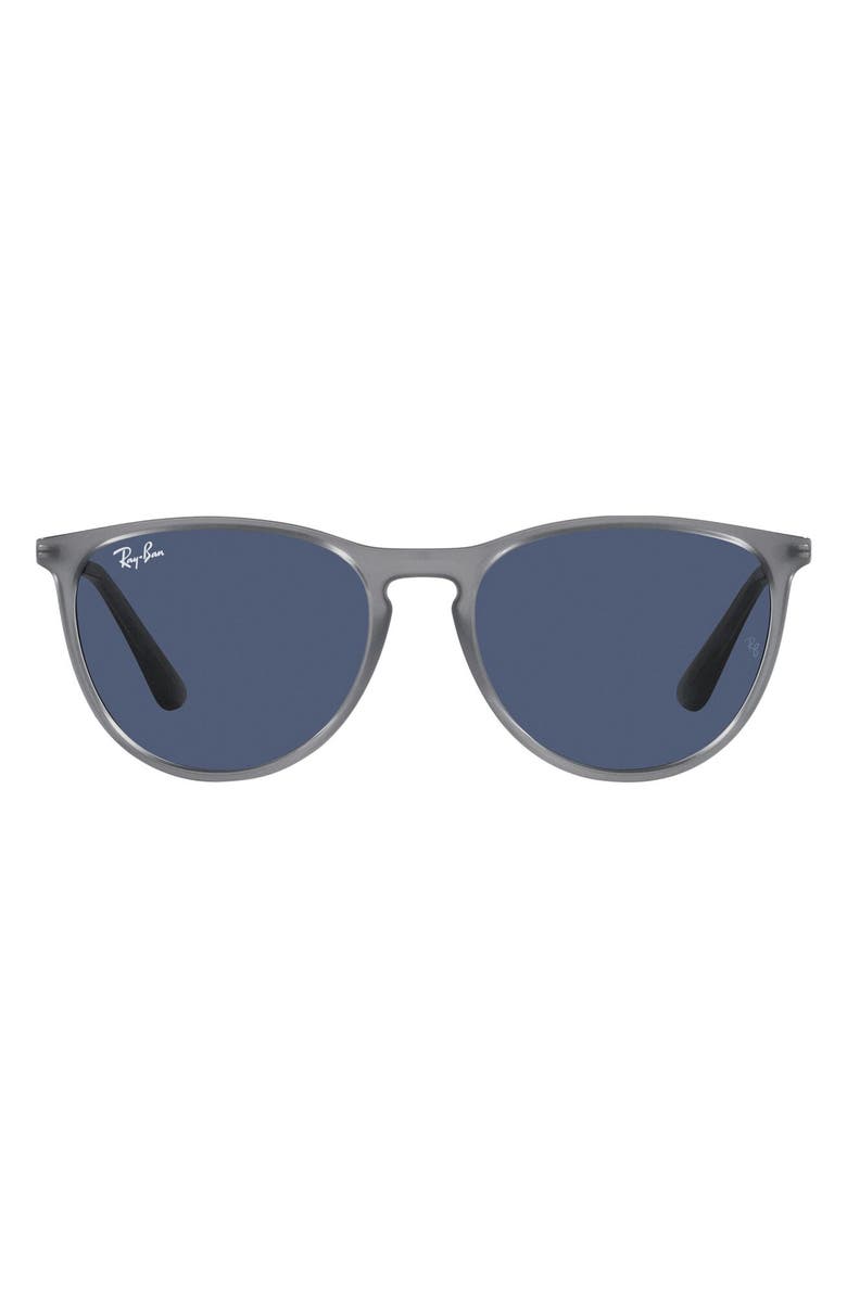 Ray-Ban 50MM JR ROUND SUNGLASSES, Main, color, Dark Blue