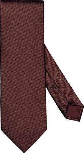 Textured Solid Silk Tie