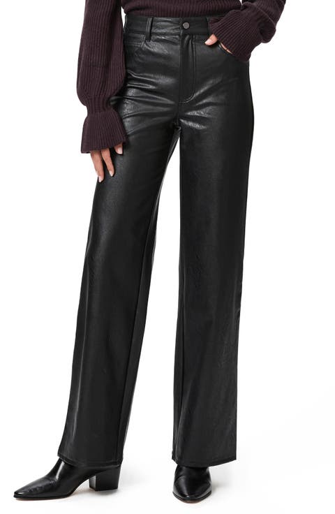 Sasha Wide Leg Faux Leather Pants
