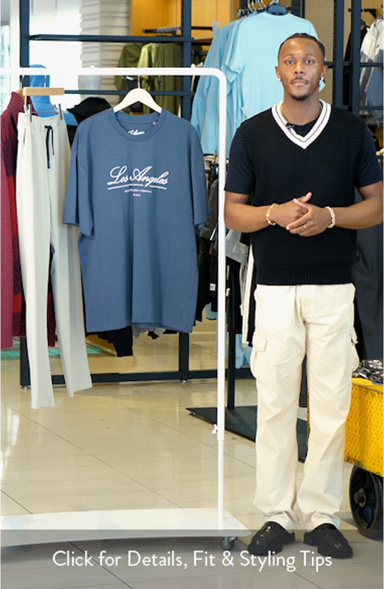 Los Angeles Relaxed Fit Organic Cotton Graphic T-Shirt, sales video thumbnail