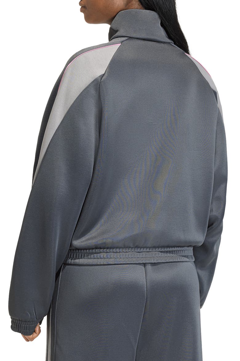 Stadium Track Jacket, Alternate, color, GREY SIX/ ST TROPIC BLOOM