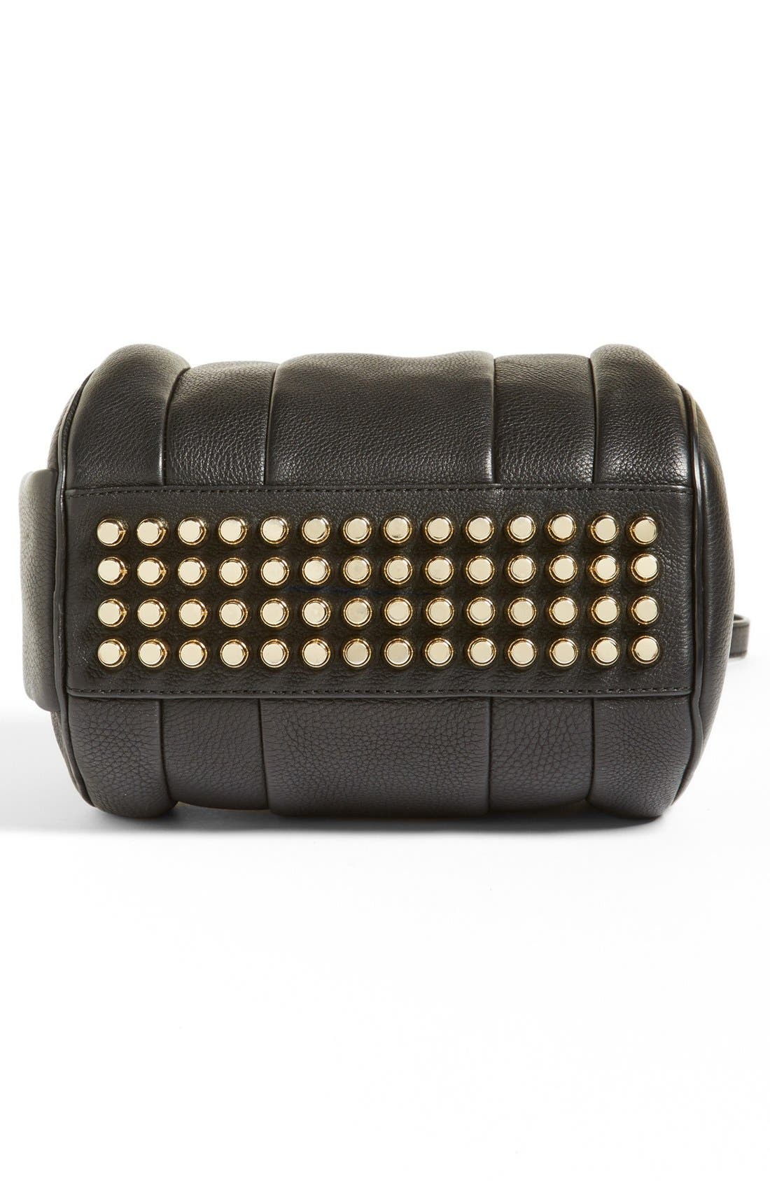 Alexander Wang 'Rockie - Pale Gold' Leather Crossbody Satchel, Alternate, color, 