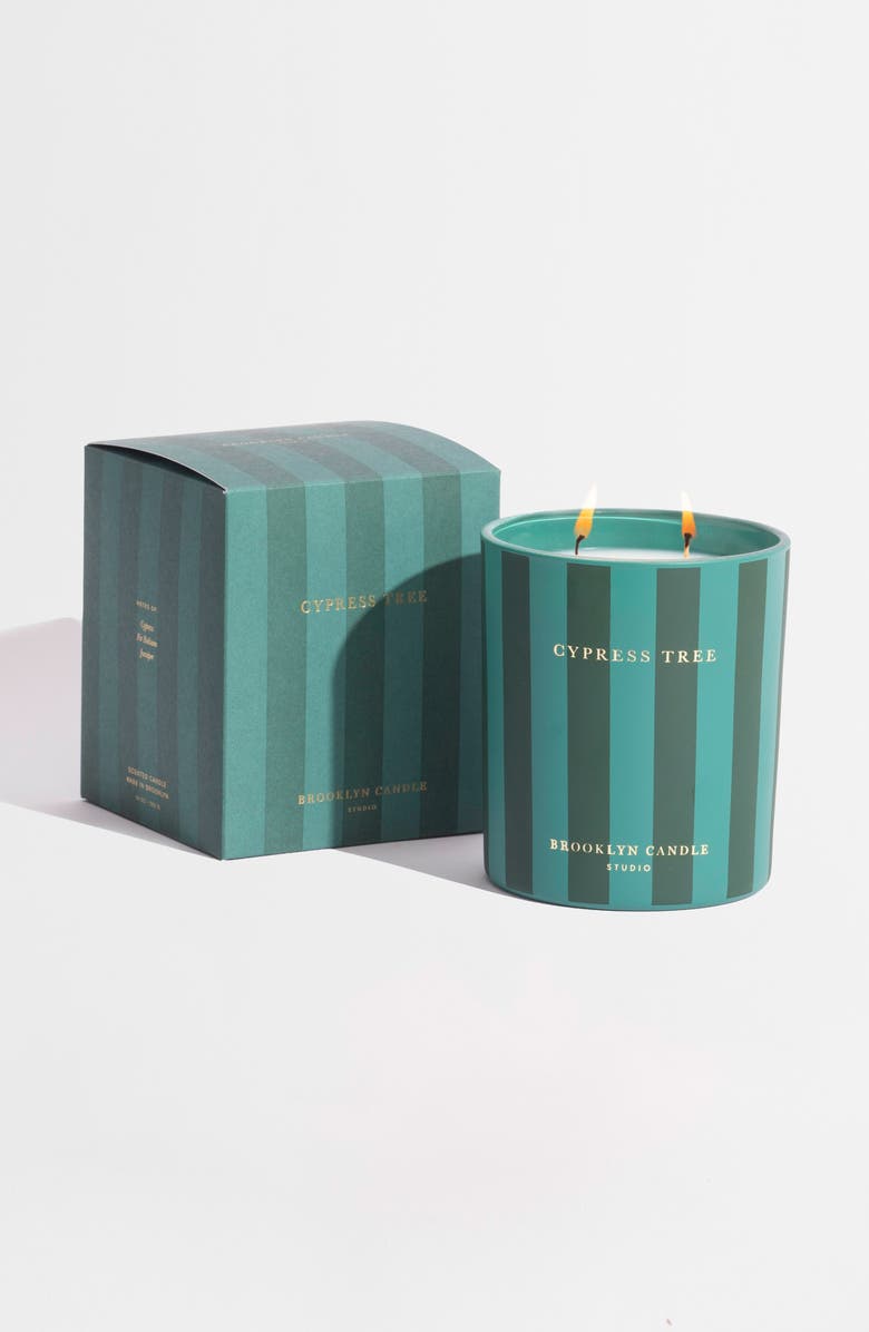 BROOKLYN CANDLE STUDIO Cypress Tree Holiday Candle, Alternate, color, Cypress Tree