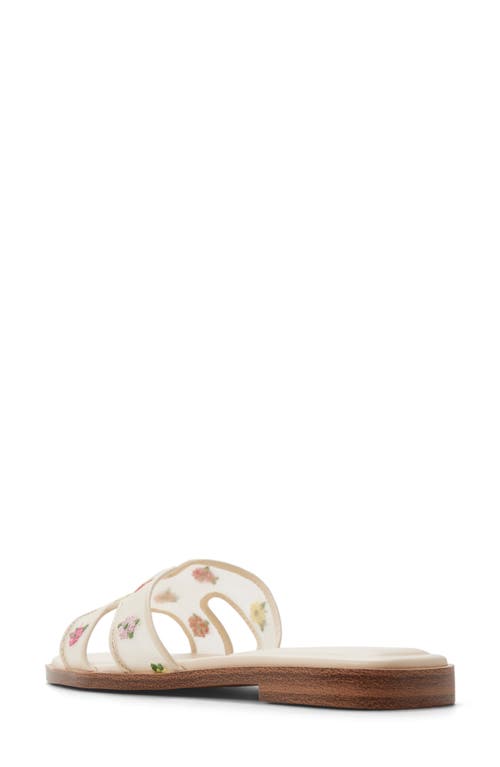 Aldo Itsandal Slide Sandal In White