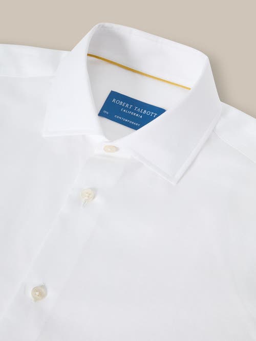 Robert Talbott Reynolds Twill Contemporary Fit Shirt In White