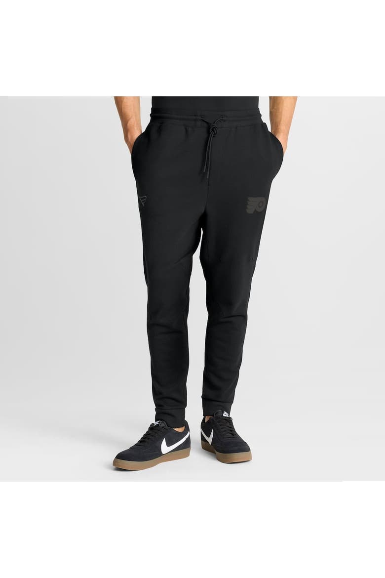 Men's Fanatics Black Philadelphia Flyers Authentic Pro Road Tri-Blend Joggers, Alternate, color, Black