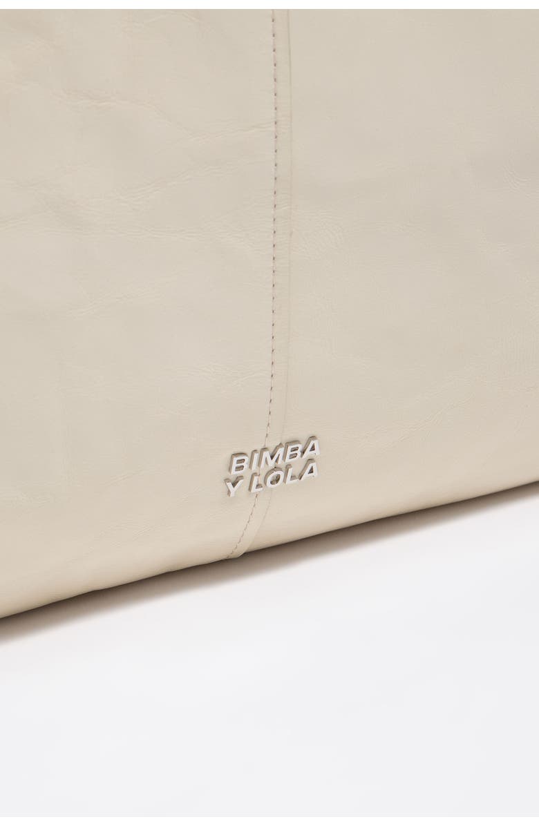 Bimba y Lola Leather Maxi Bikini Paper Bag, Alternate, color,