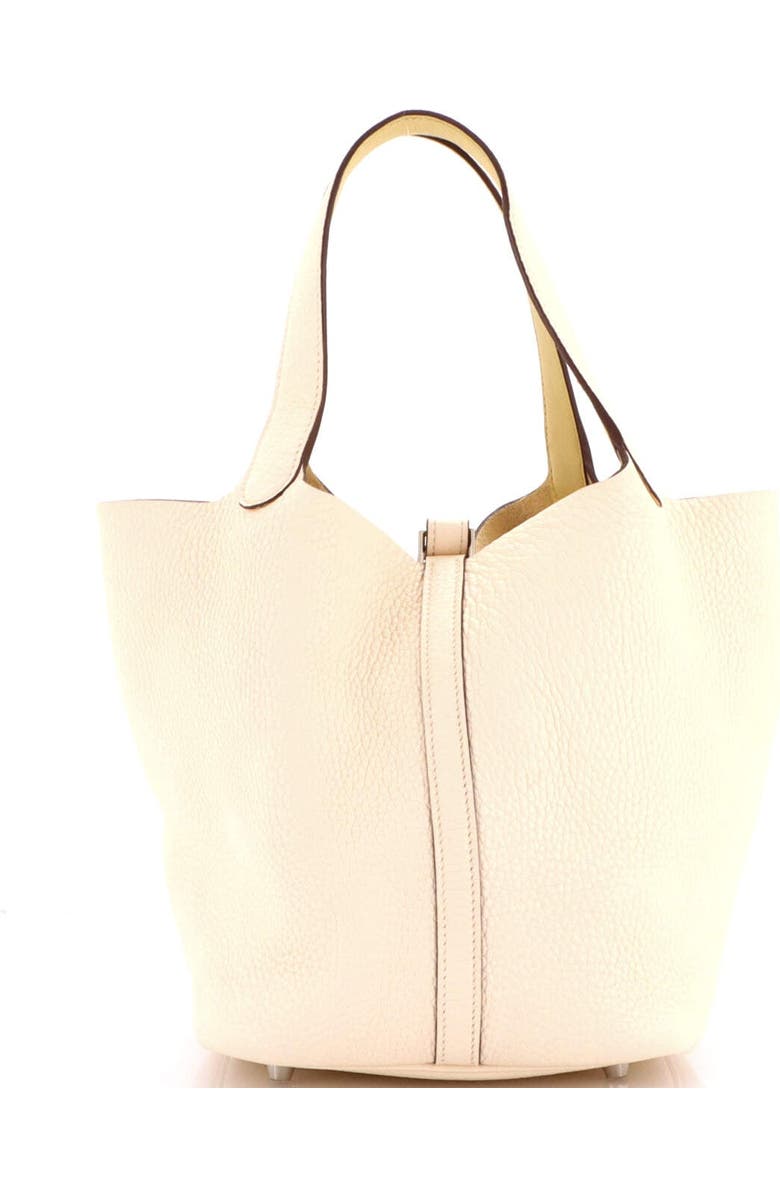 Pre-Owned Hermes Picotin Lock Bag Clemence MM, Alternate, color, Nata