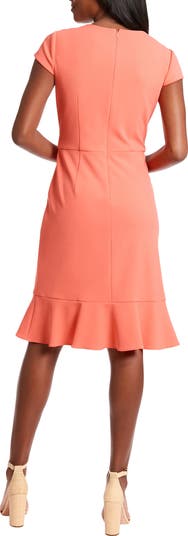 Ruffle Faux Wrap Dress