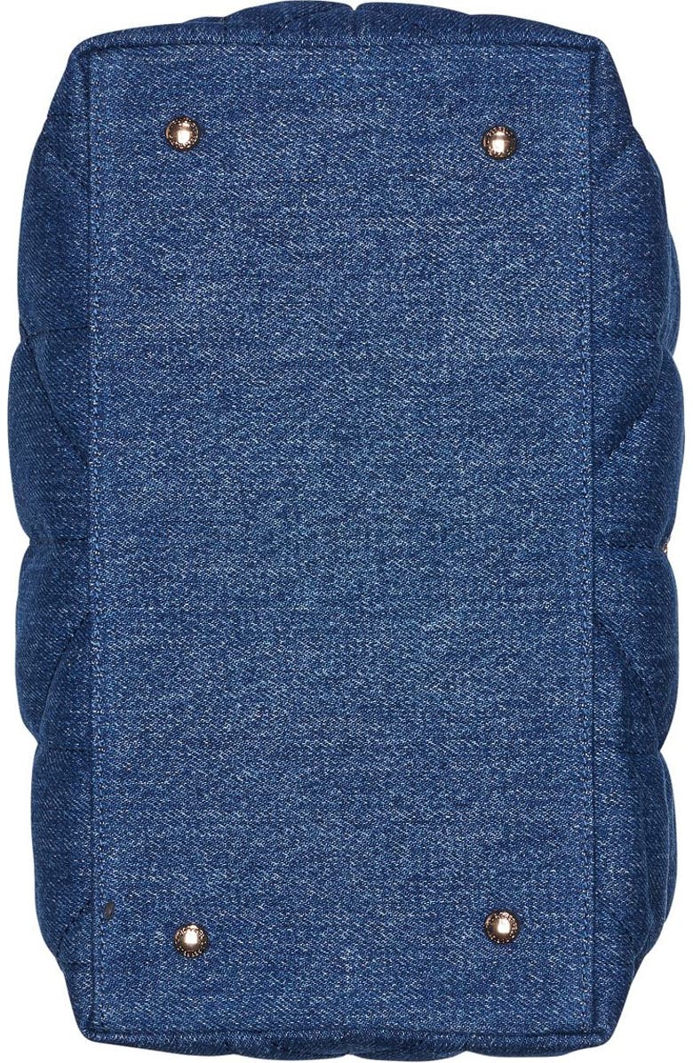 KARL LAGERFELD PARIS Voyage Tote, Alternate, color, Washed Denim