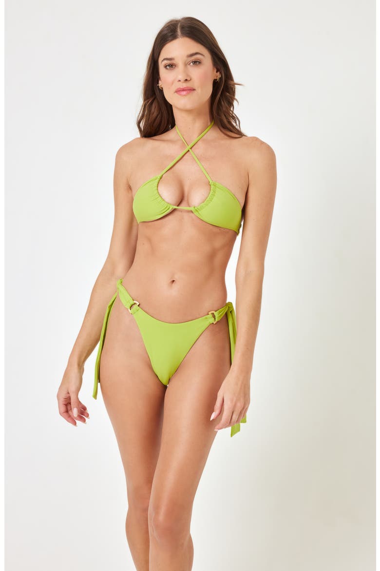 Brielle Bikini Top, Alternate, color, KIWI