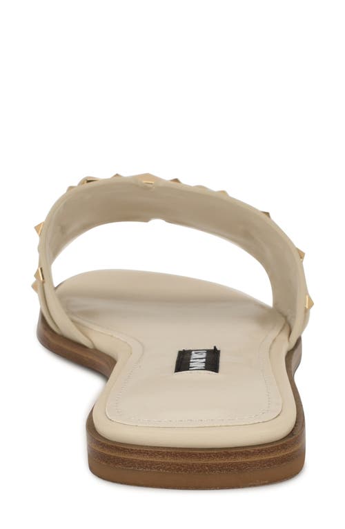 Nine West Griyen Studded Slide Sandal In White