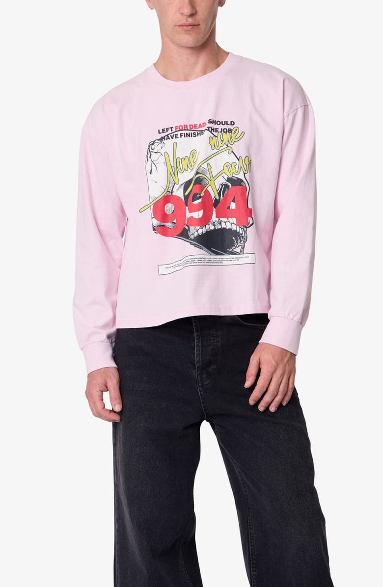 mnml Left for Dead Long Sleeve Cotton Graphic T-Shirt, Alternate, color,