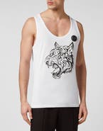 PLEIN SPORT Tank Top Tiger Men
