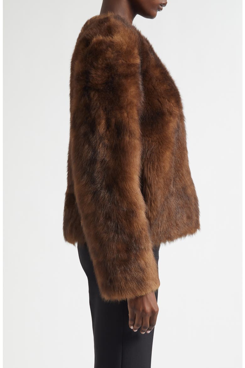 Hypnotic Tip Genuine Shearling Jacket, Alternate, color, TOFFEE