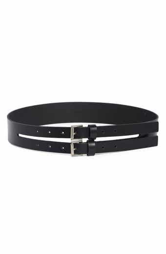 AllSaints Double Split Leather Belt