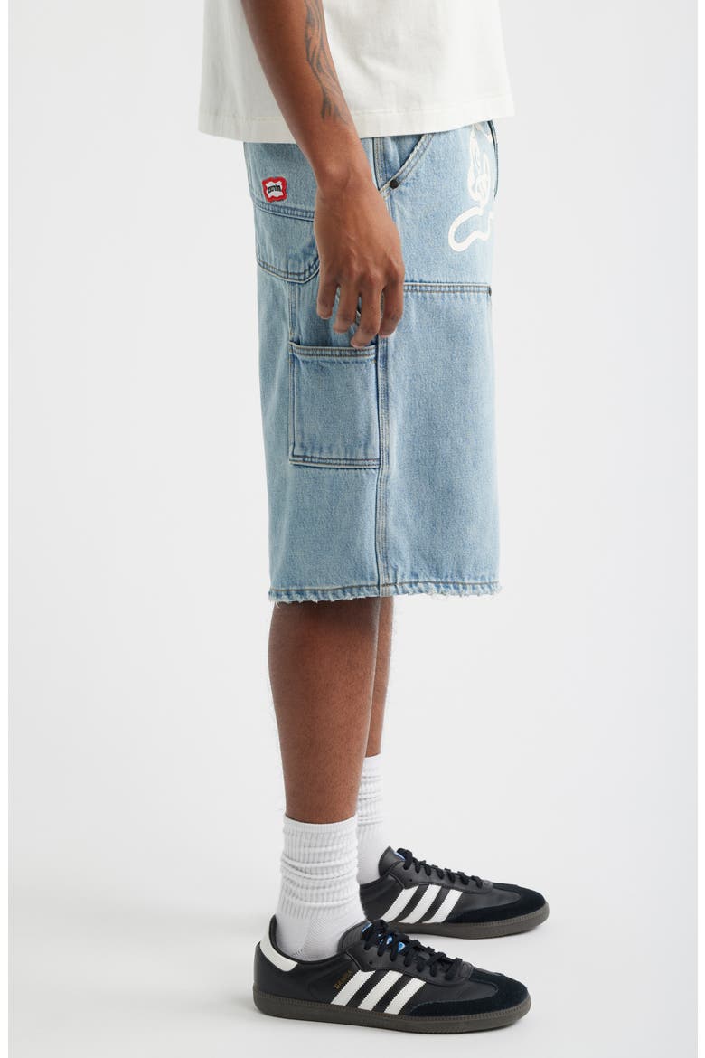 Angelo Denim Shorts, Alternate, color, BUTTER PECAN