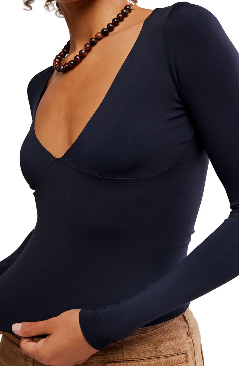 Free People Round Two Top, Alternate, color, Black