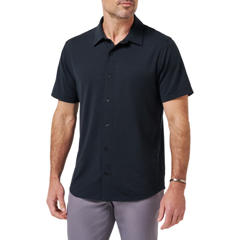 Travismathew The Heather Polo In Black