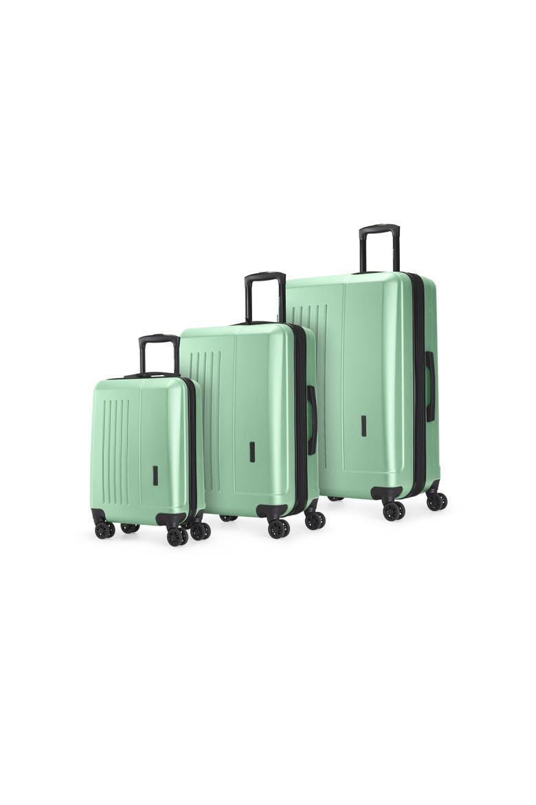 SAN 3 Piece Hardside Luggage Set, Main, color, Pistachio