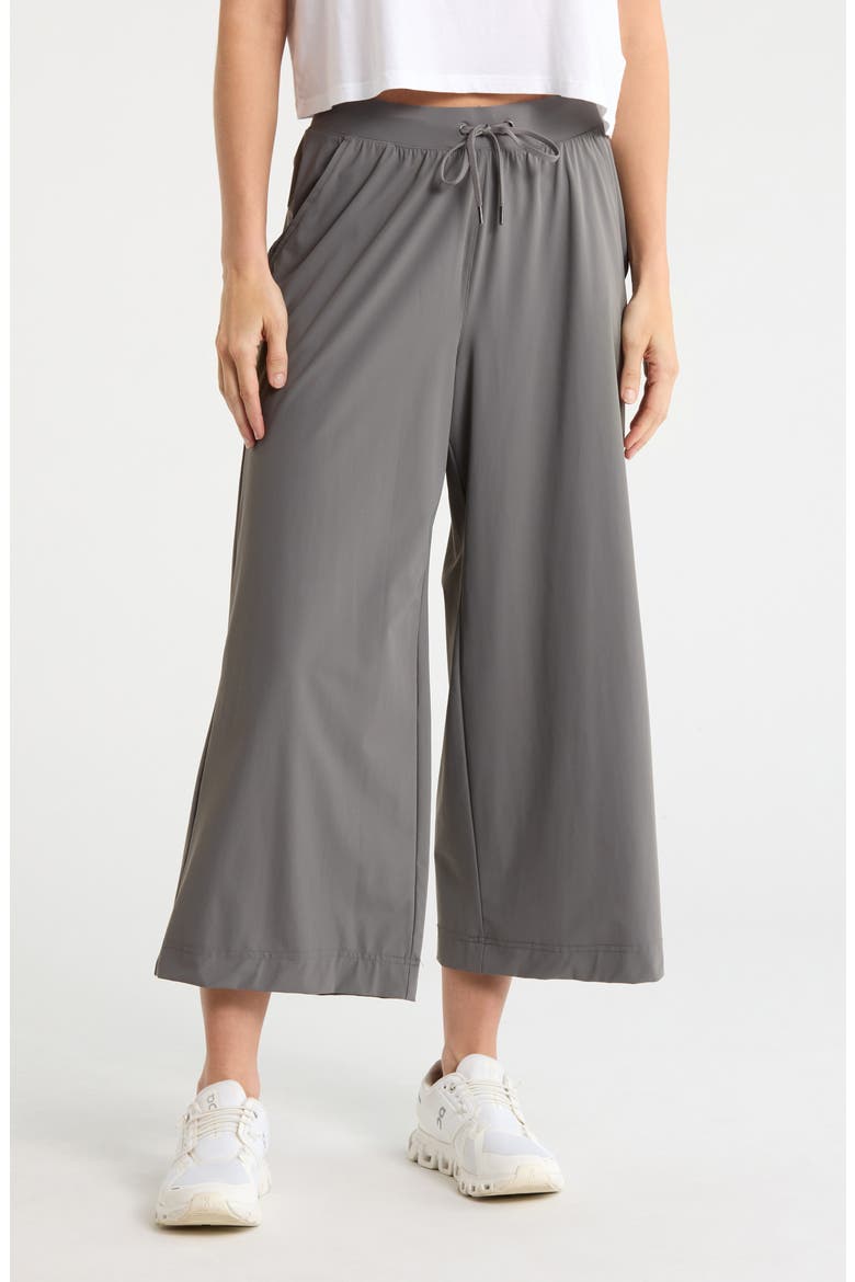 Warp Avenue Gaucho Pants, Main, color, POPPY SEED