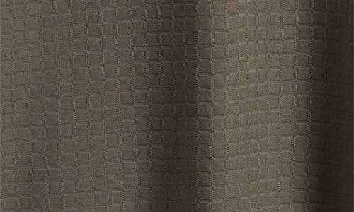 Emporio Armani Geo Texture Cotton Polo In Brown
