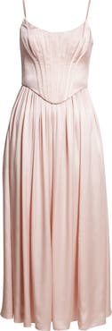 Zimmermann Silk Corset Midi Dress