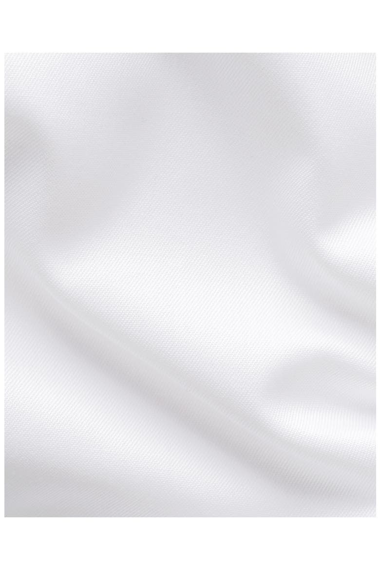 Slim Fit Twill Dress Shirt, Alternate, color, WHITE