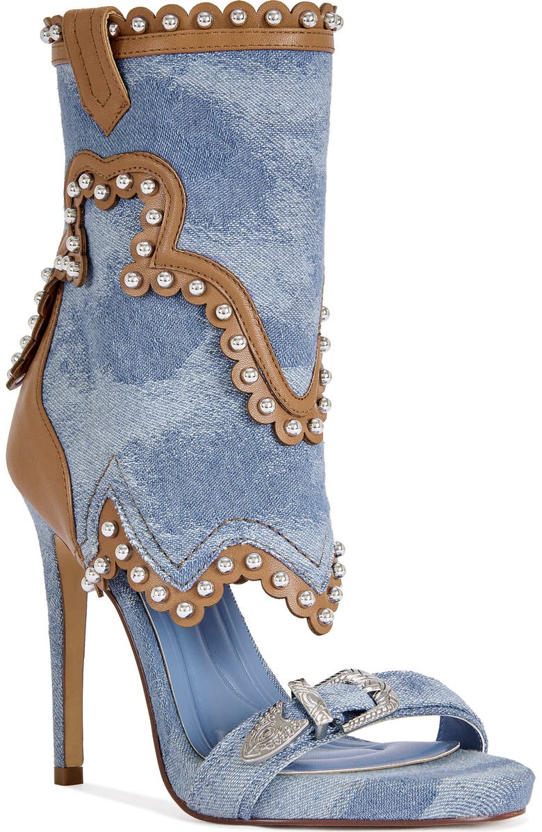 AZALEA WANG Caprizia Ankle Cuff Sandal, Main, color,