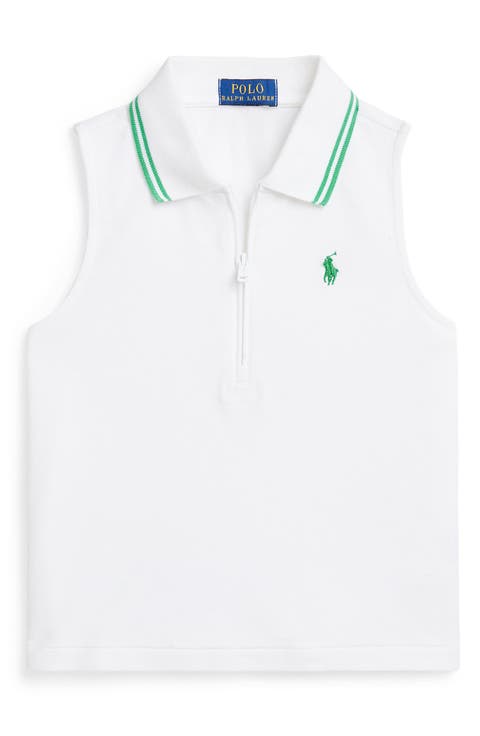 Kids' Embroidered Logo Piqué Polo (Big Kid)