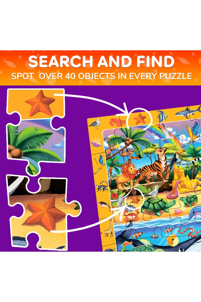 Giant Floor Puzzle Set - 48 Piece Kids Jigsaw Puzzles, Alternate, color, Africa Search