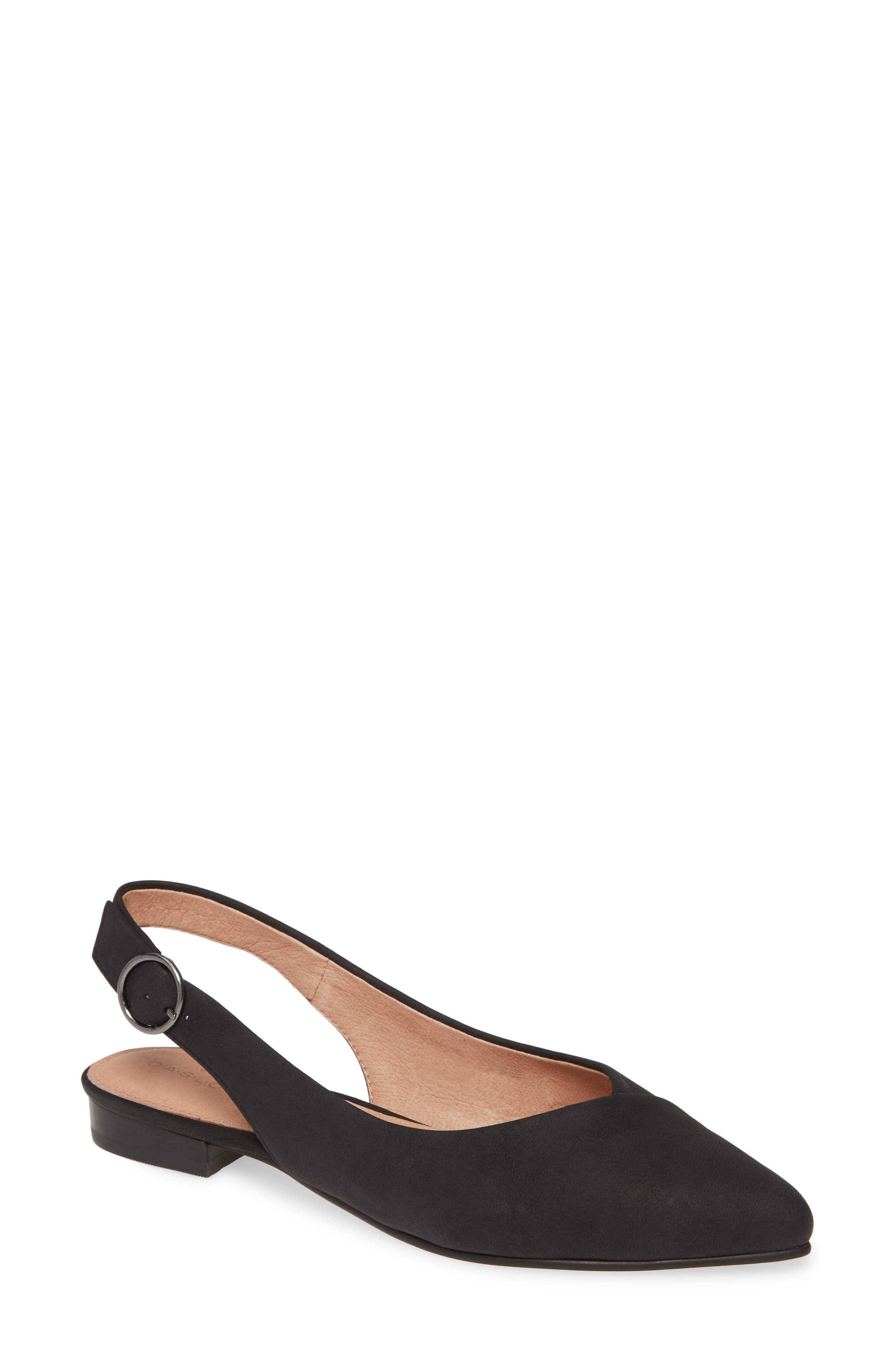 Caslon<sup>®</sup> Lexie Pointed Toe Slingback Flat, Main, color, 