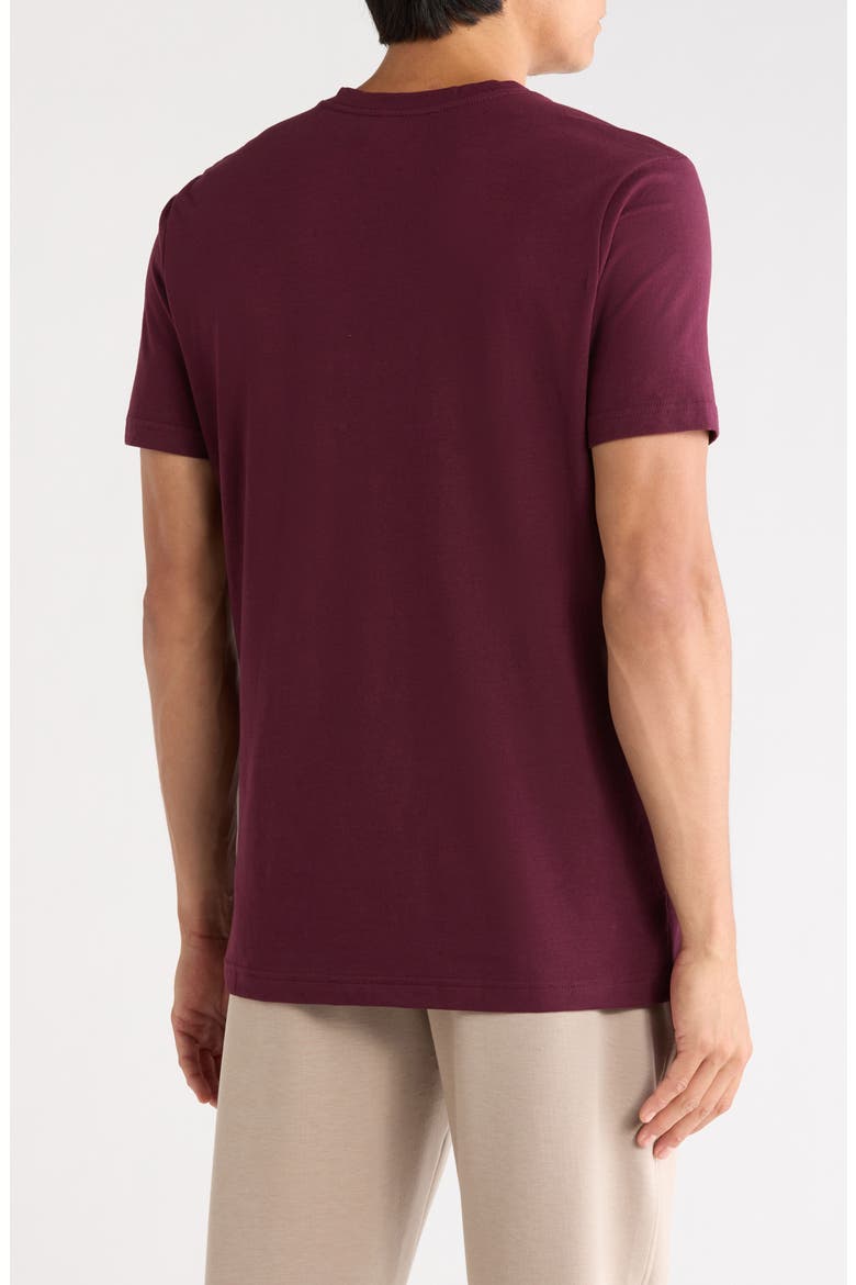 Glacier Crewneck T-Shirt, Alternate, color, WINE TASTING