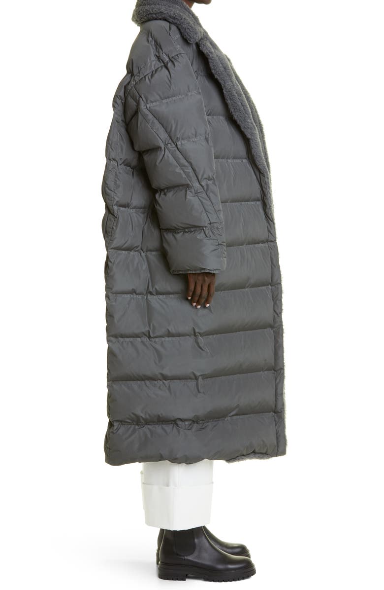 Max Mara Frisia Logo Jacquard Puffer Coat, Alternate, color,